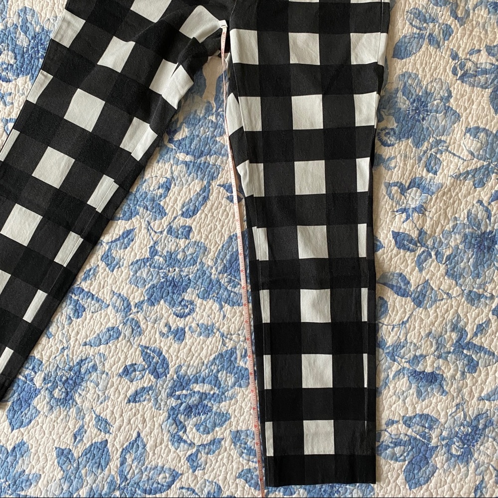 Gingham Cropped Pant - Size 8 - Picture 8 of 9